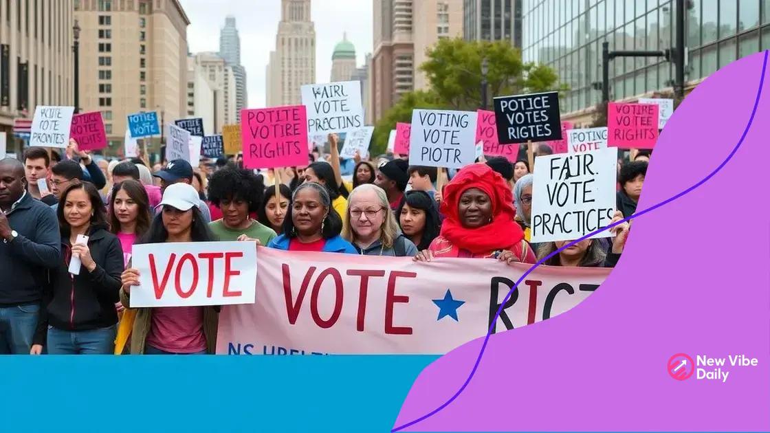 Challenges to voting rights today