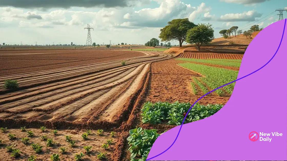 Impact of climate change on farming practices