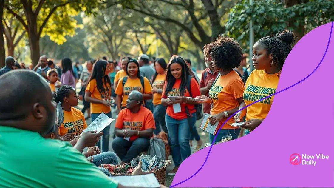 Community initiatives promoting awareness and action