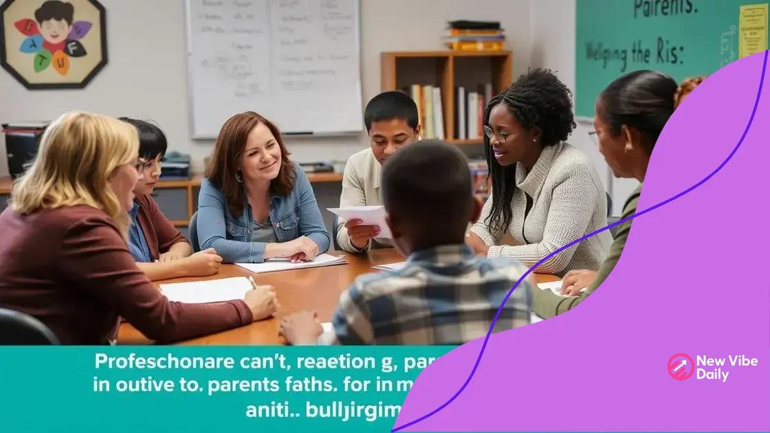 How to involve parents and teachers