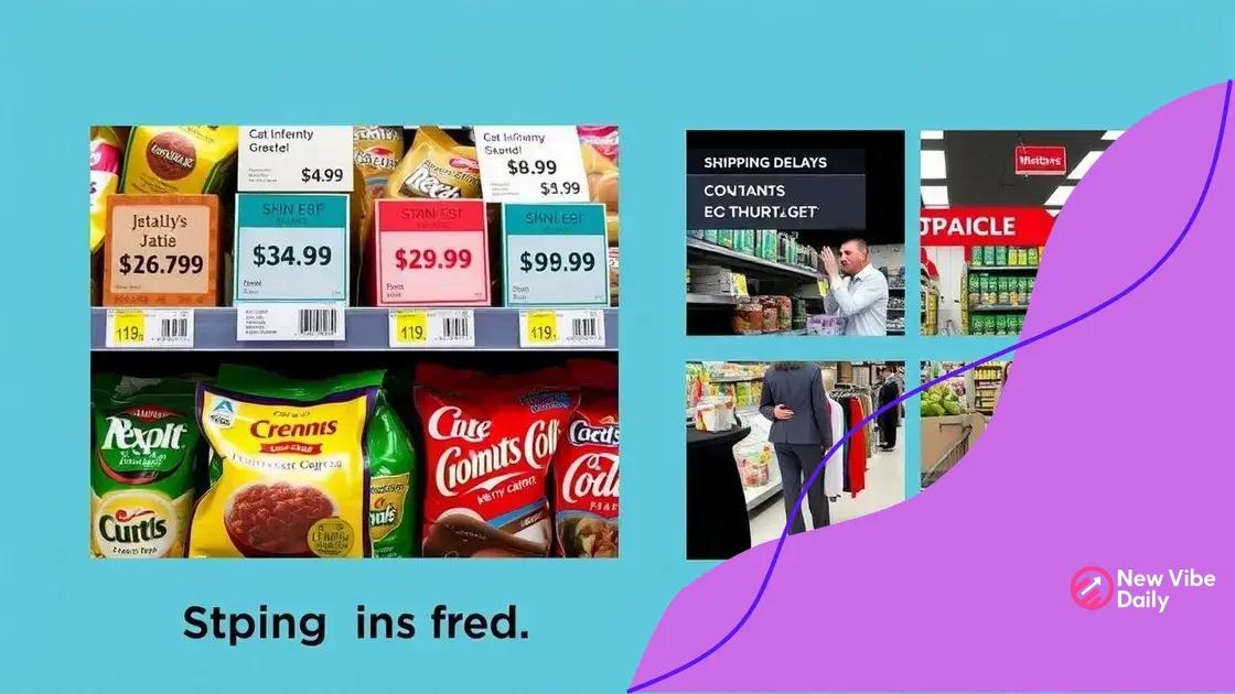 The direct effects on consumer prices