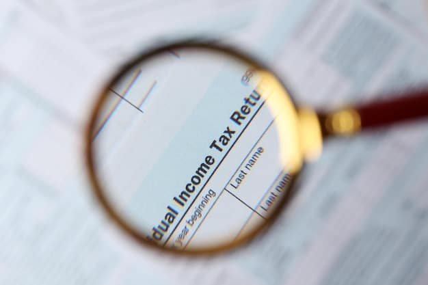 A close-up shot of a tax form with the Child Tax Credit section highlighted. The image should convey the importance of understanding the form and filling it out accurately.